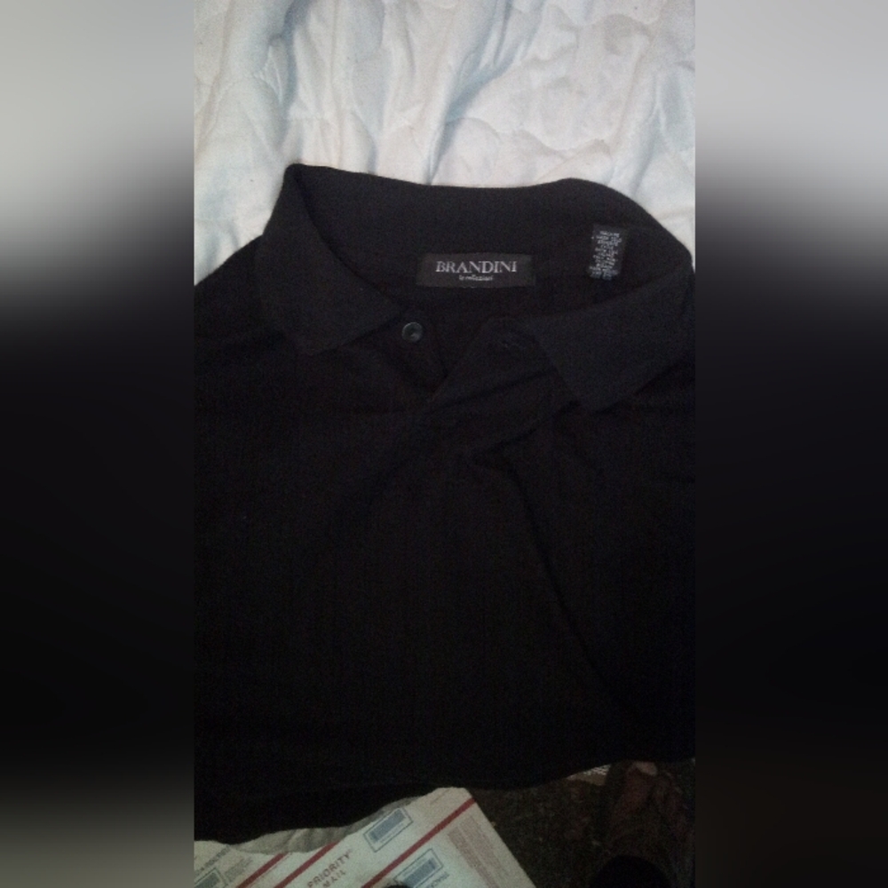 Brandini mens polo style black